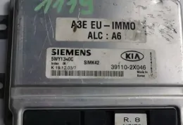 391102X046 блок управління двигуна з ключем, комплект KIA Rio 2000