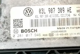 5N0920883E блок управління двигуна з ключем, комплект Volkswagen Tiguan 2015