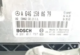 0281011737 блок управления двигателя с ключем, комплект Mercedes-Benz C W203 2004