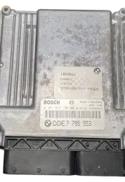 7795553 блок управління двигуна з ключем, комплект BMW 5 E60 E61 2005