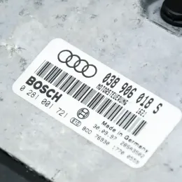 0281001721 блок управления двигателя с ключем, комплект Audi A4 S4 B5 8D 1998