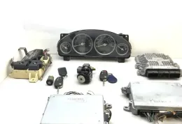 4R8313B525AB блок управления двигателя с ключем, комплект Jaguar S-Type 2005
