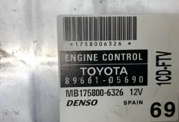 1758006326 блок управління двигуна з ключем, комплект Toyota Avensis T250 2005