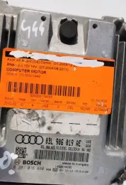 0281016680 блок управління двигуна з ключем, комплект Audi A6 Allroad C6 2006