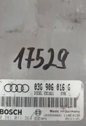 03G906016G блок управления двигателя с ключем, комплект Audi A3 S3 8P 2004