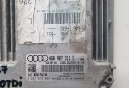 4G0907311E блок управления двигателя с ключем, комплект Audi A6 Allroad C7 2014