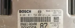 8966102A90 блок управления двигателя с ключем, комплект Toyota Corolla E210 E21 2019