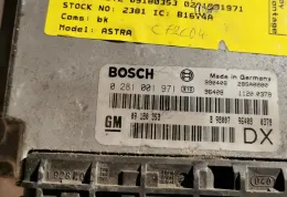 0281001971 блок управління двигуна з ключем, комплект Opel Astra F 2021