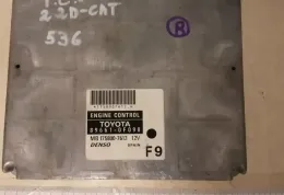 1758007612 блок управління двигуна з ключем, комплект Toyota Corolla Verso AR10 2005