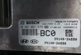 0281031578 блок управління двигуна з ключем, комплект Hyundai i30 2017