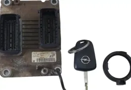 55557934 блок управління двигуна з ключем, комплект Opel Corsa D 2007