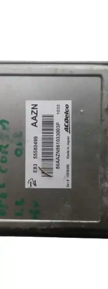55580499AAZN блок управління двигуна з ключем, комплект Opel Corsa A 2010